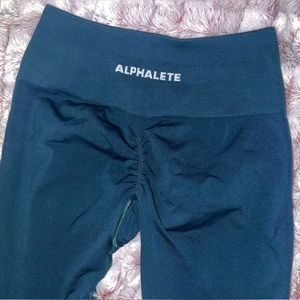 Teal Amplify Alphalete Leggings